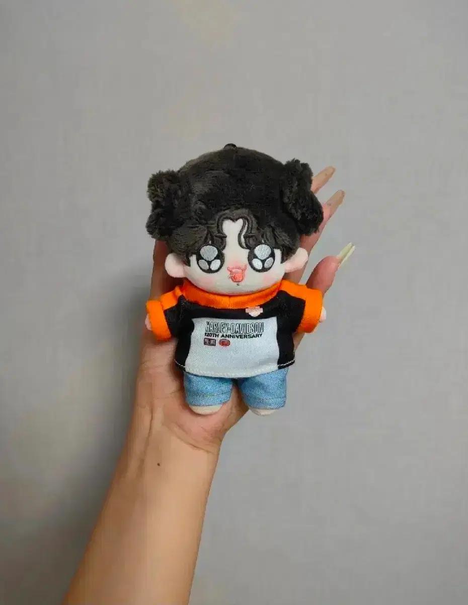 방탄 정국 10cm 인형옷 할리데이비슨
