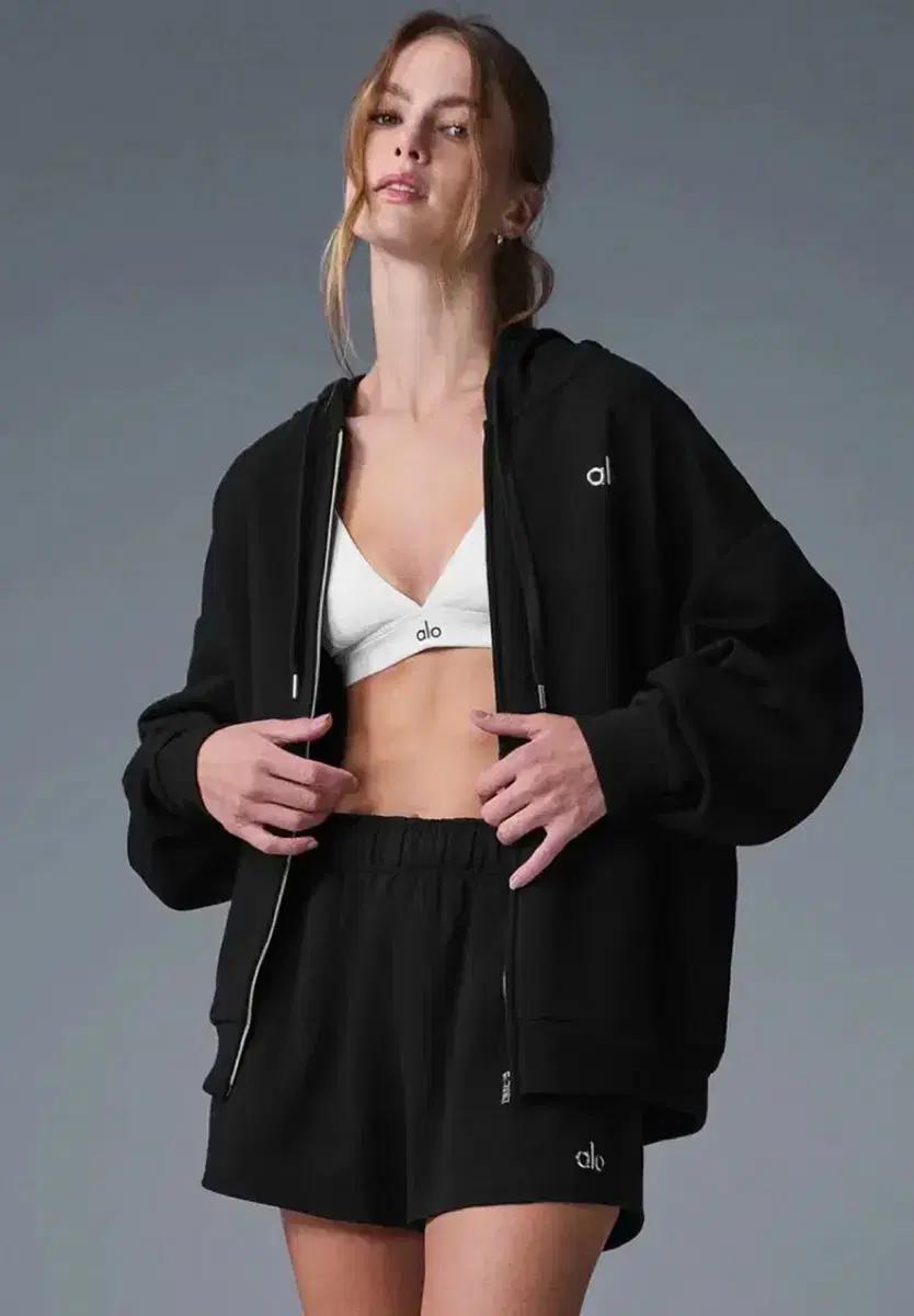 Alo yoga 알로요가 accolade fullZip hoodie