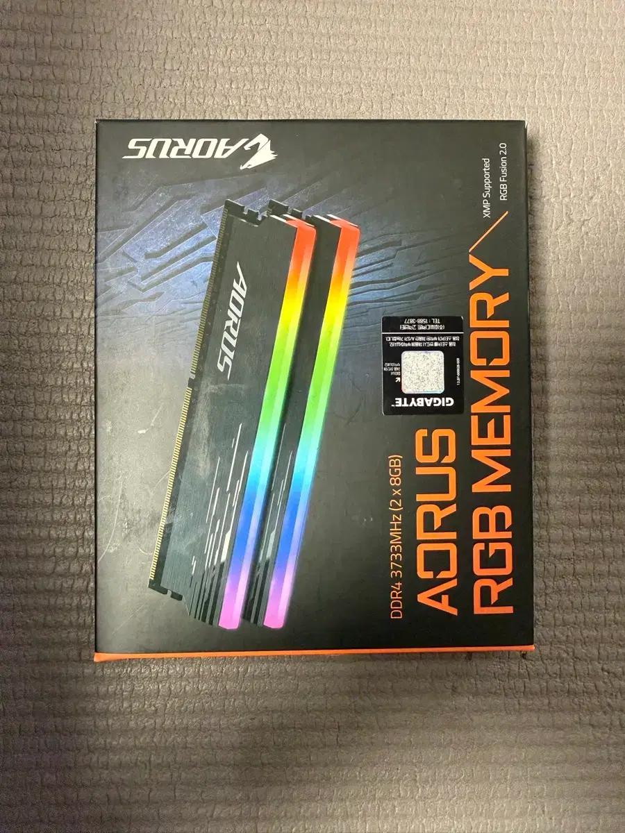 DDR4 3733MHz (2x8GB) AORUS RGB MEMORY