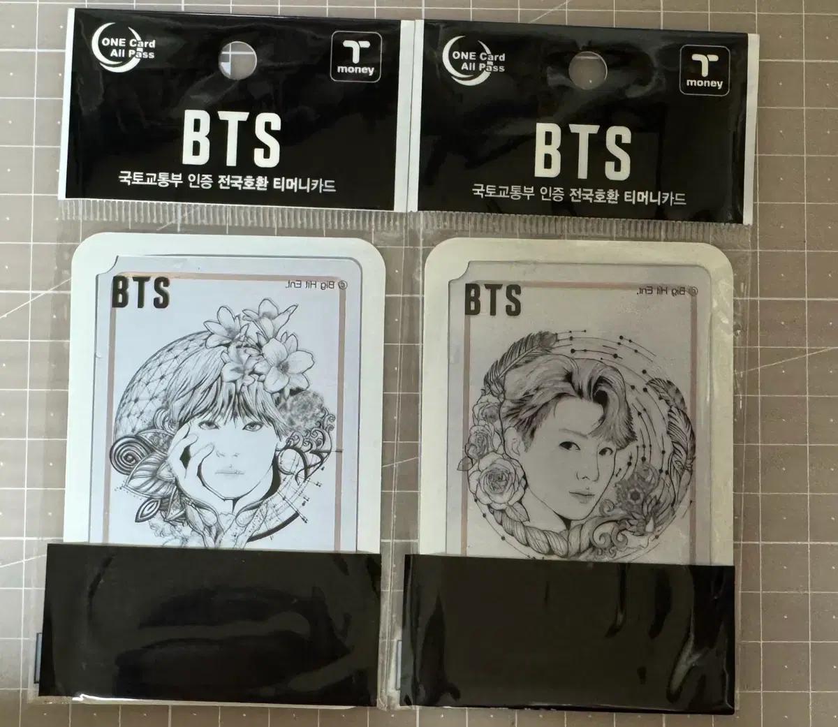 방탄소년단 BTS 투명 일러스트 티머니 미개봉