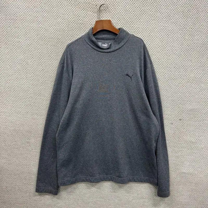 푸마 캐주얼 프린팅로고 목폴라 긴팔티 XXL M09892
