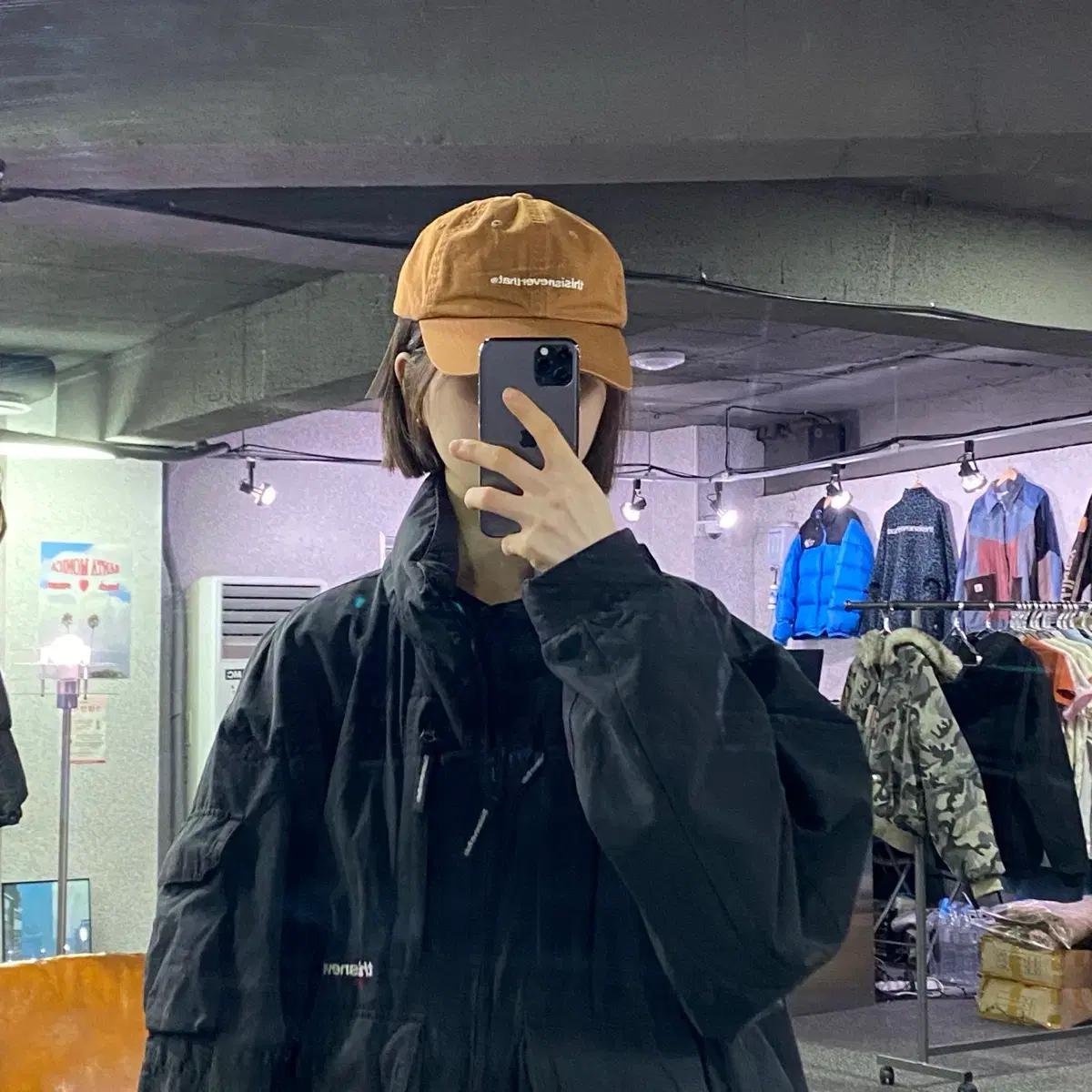 디스이즈네버댓 스몰로고 브라운 볼캡 B3804
