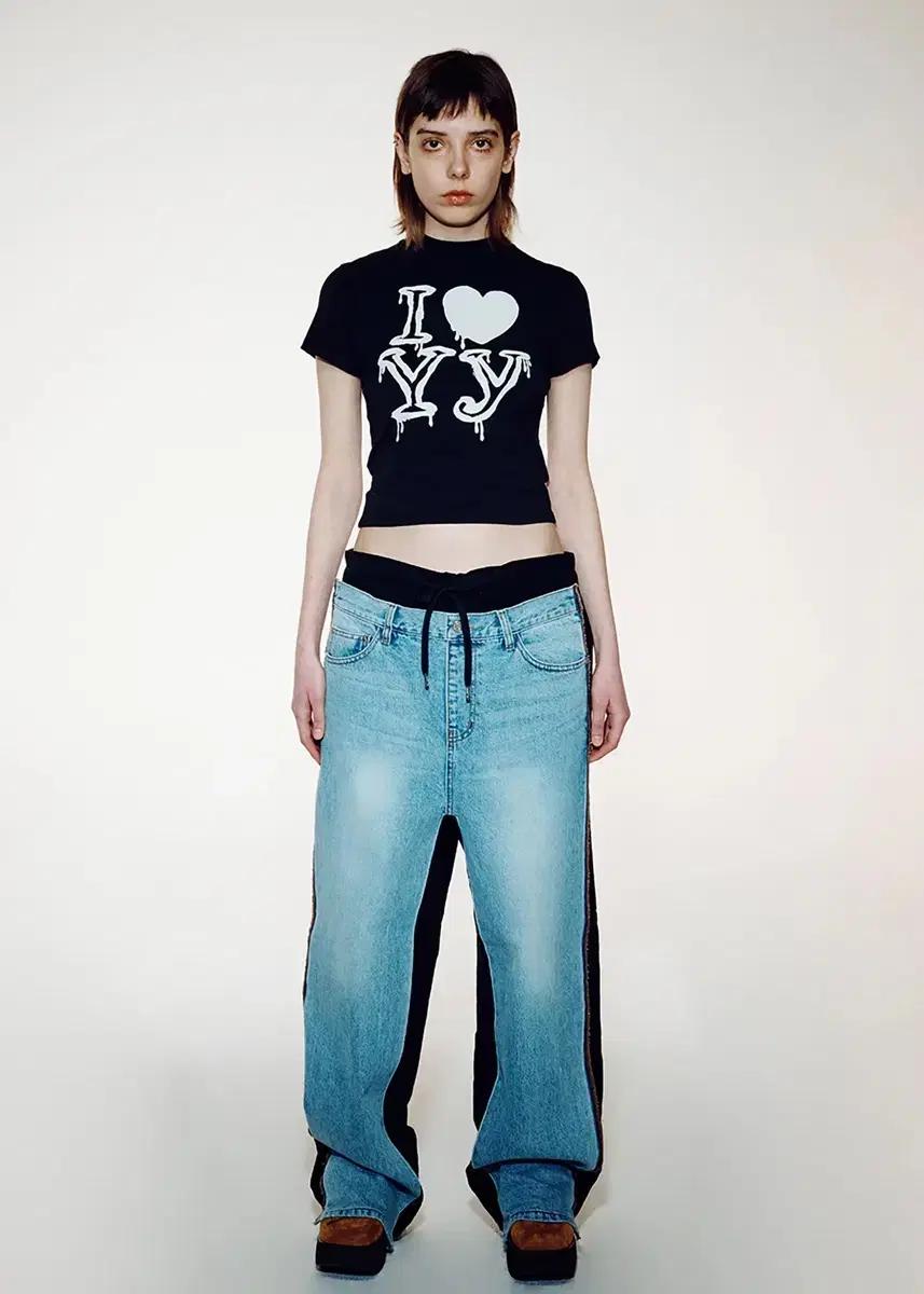 OPEN YY FRONT JEAN CORDUROY PANTS