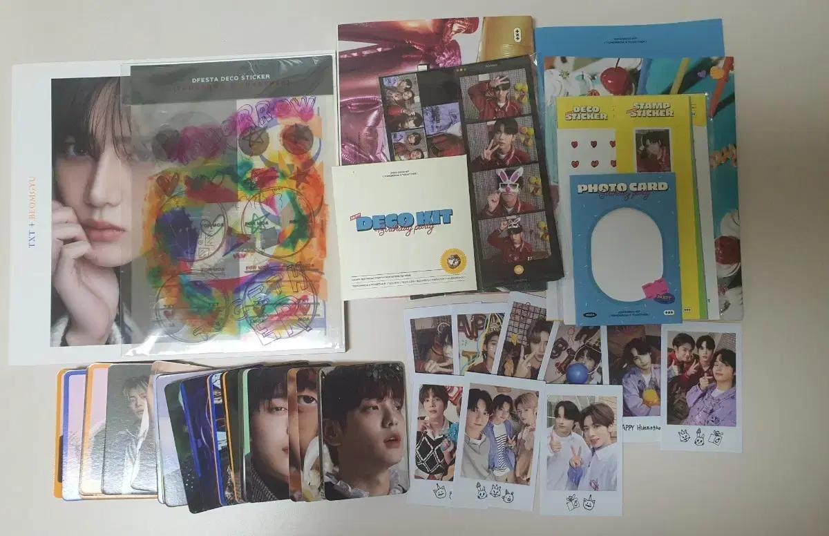 일괄)투모로우바이투게더 투바투 txt 데코키트, 디페스타, 디아이콘 범규