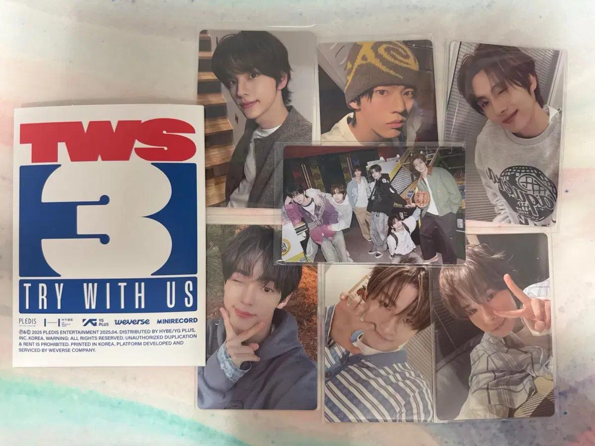 투어스 미니 3집 위버스반 세트 판매
