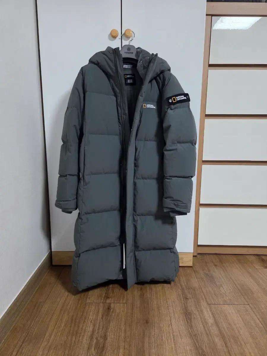 내셔널지오그래픽 롱패딩  카키 (새상품)
