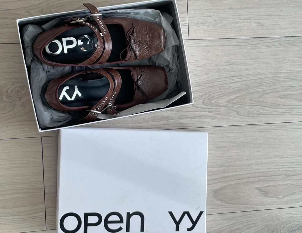 (택포) 오픈와이와이 open yy BUCKLE BALLET FLATS