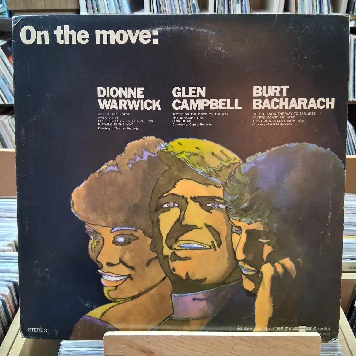 디온 워릭 ,글렌 캡벨 등 ON THE MOVE LP