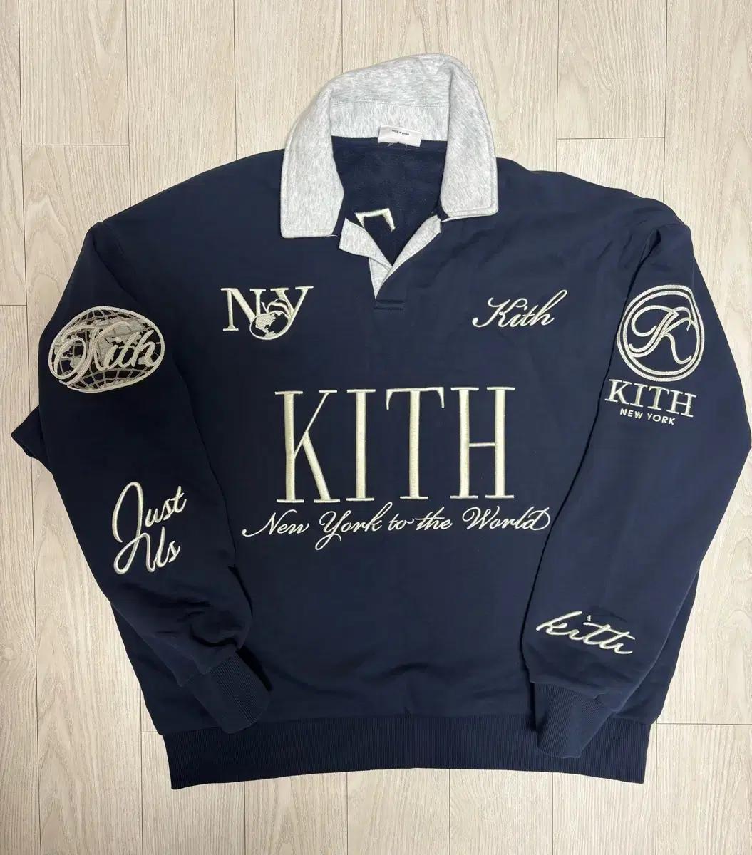 [ L ] Kith Nelson Collared Pullover