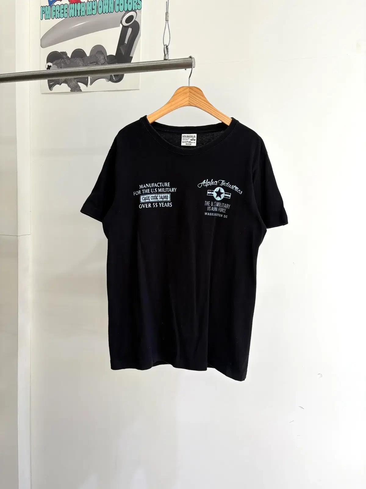 ALPHA INDUSTRIES 반팔티셔츠