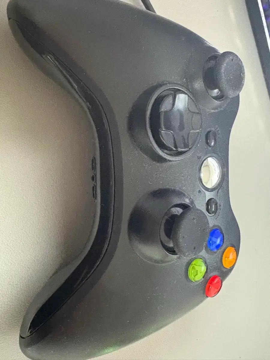 Xbox 360 유선 컨트롤러 블랙