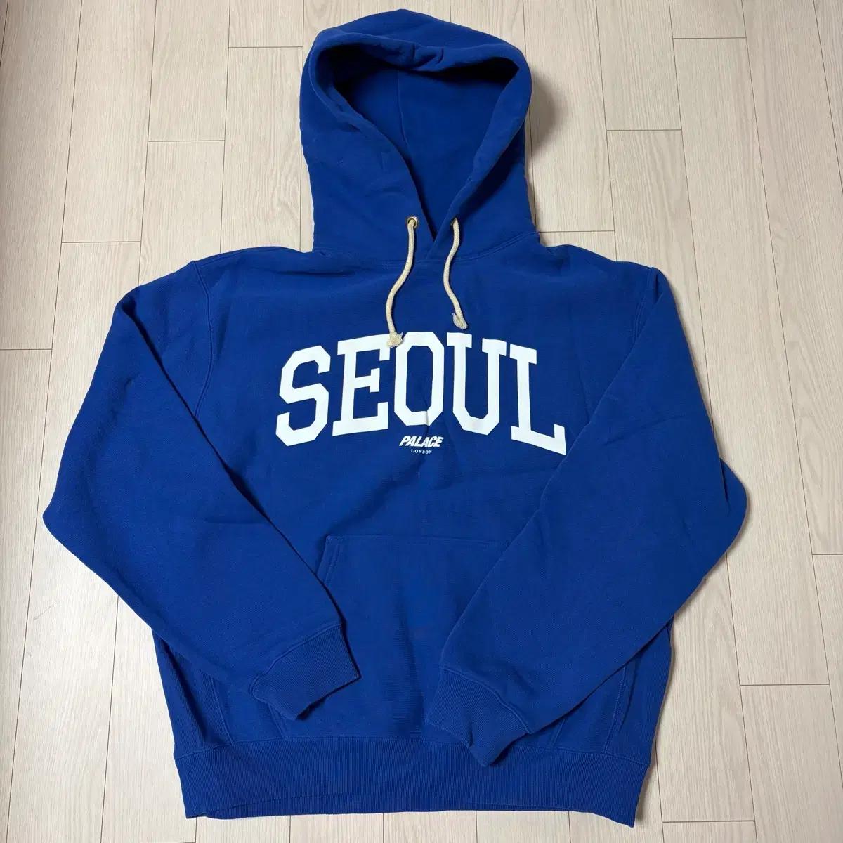 팔라스 챔피온 서울 후드 블루 m