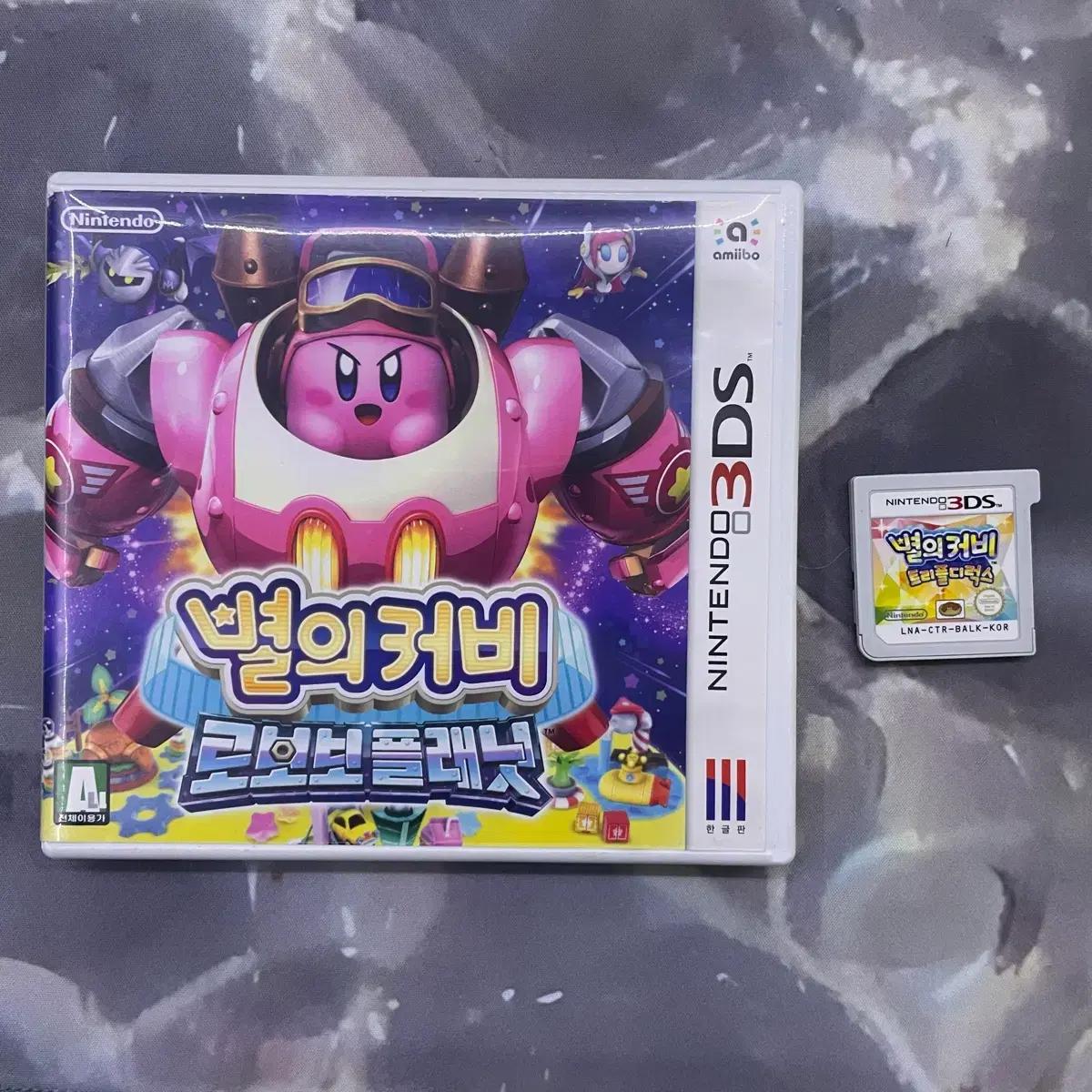 닌텐도 3DS 별의커비 로보보플래닛 + 트리플디럭스