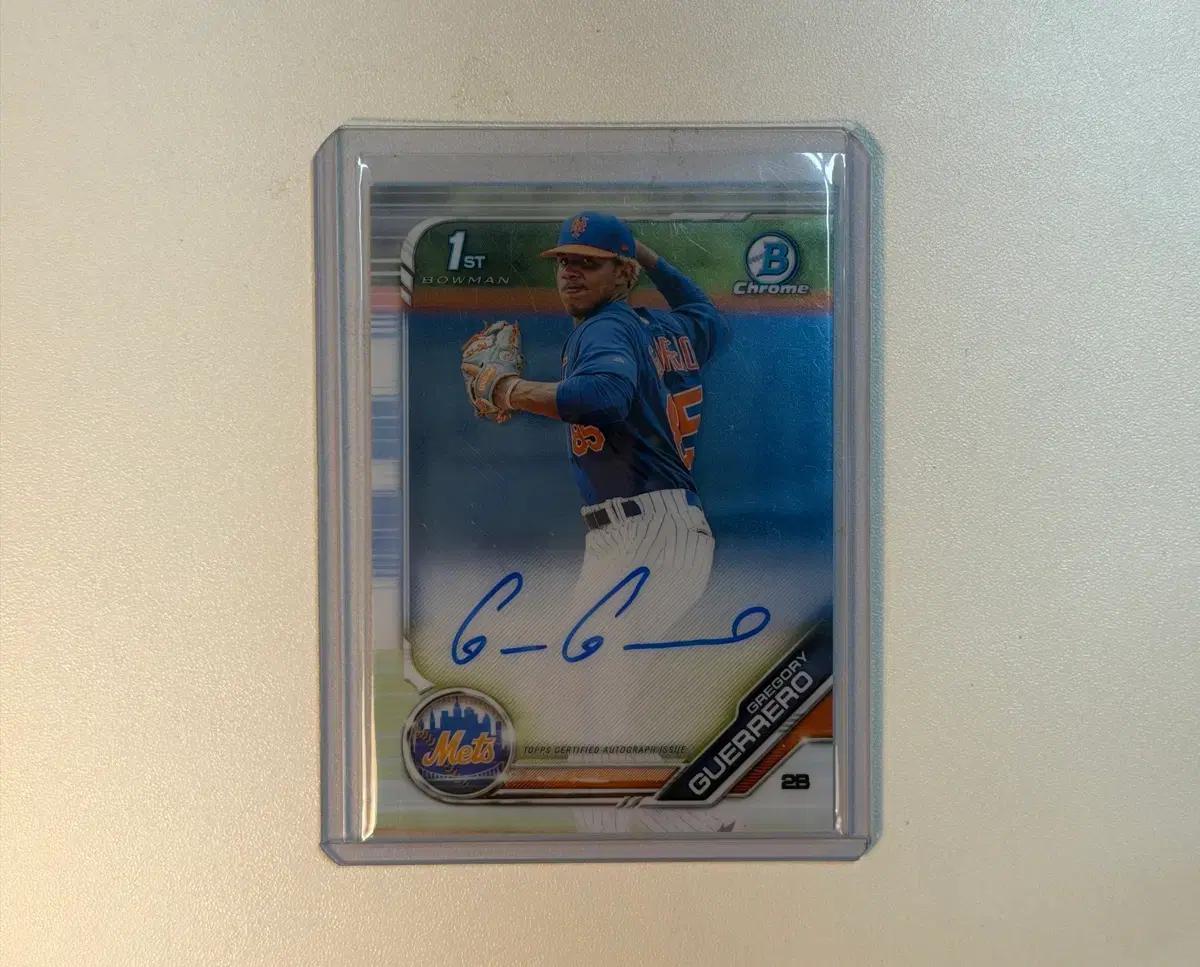 그레고리 게레로 2019 오토 Topps MLB 야구카드
