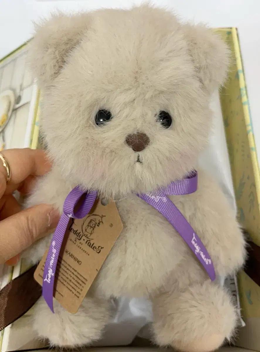 Teddy Tales 레나베어 장모 밀크티 S