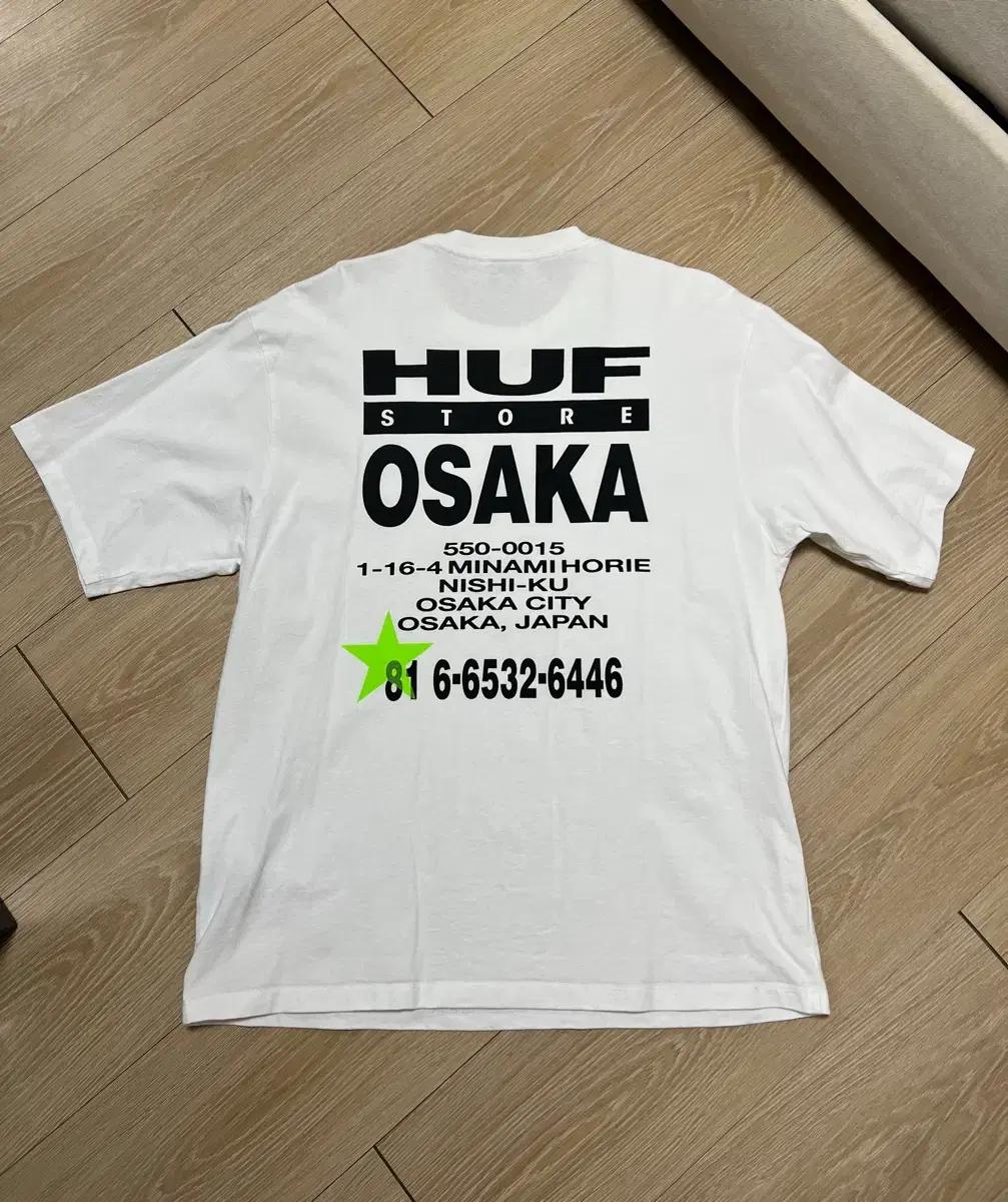 허프 Huf Only Osaka T-shirt 오사카 한정 반팔(L)