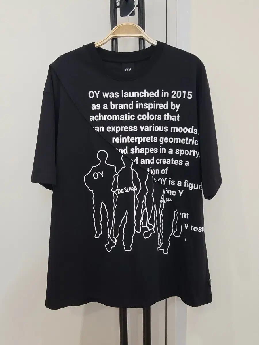 OY 오와이 블랙 프린팅 반팔 티셔츠 1사이즈 택달린 새제품
