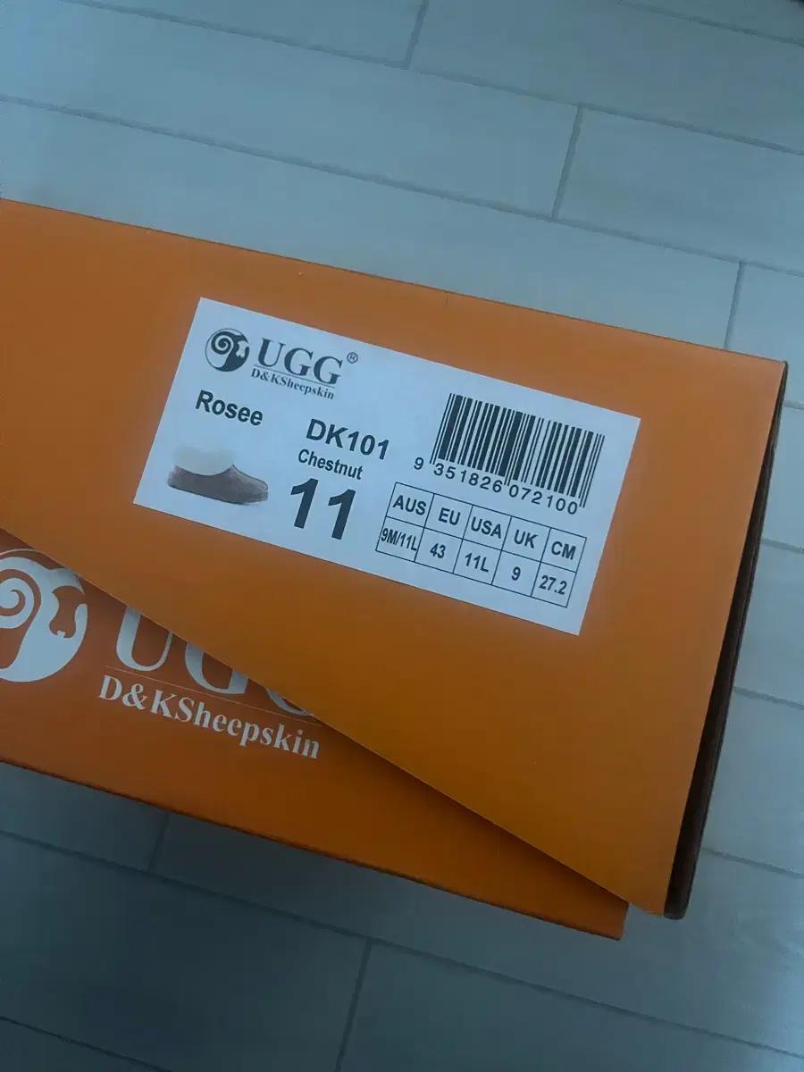 어그 UGG 정품 새상품 270
