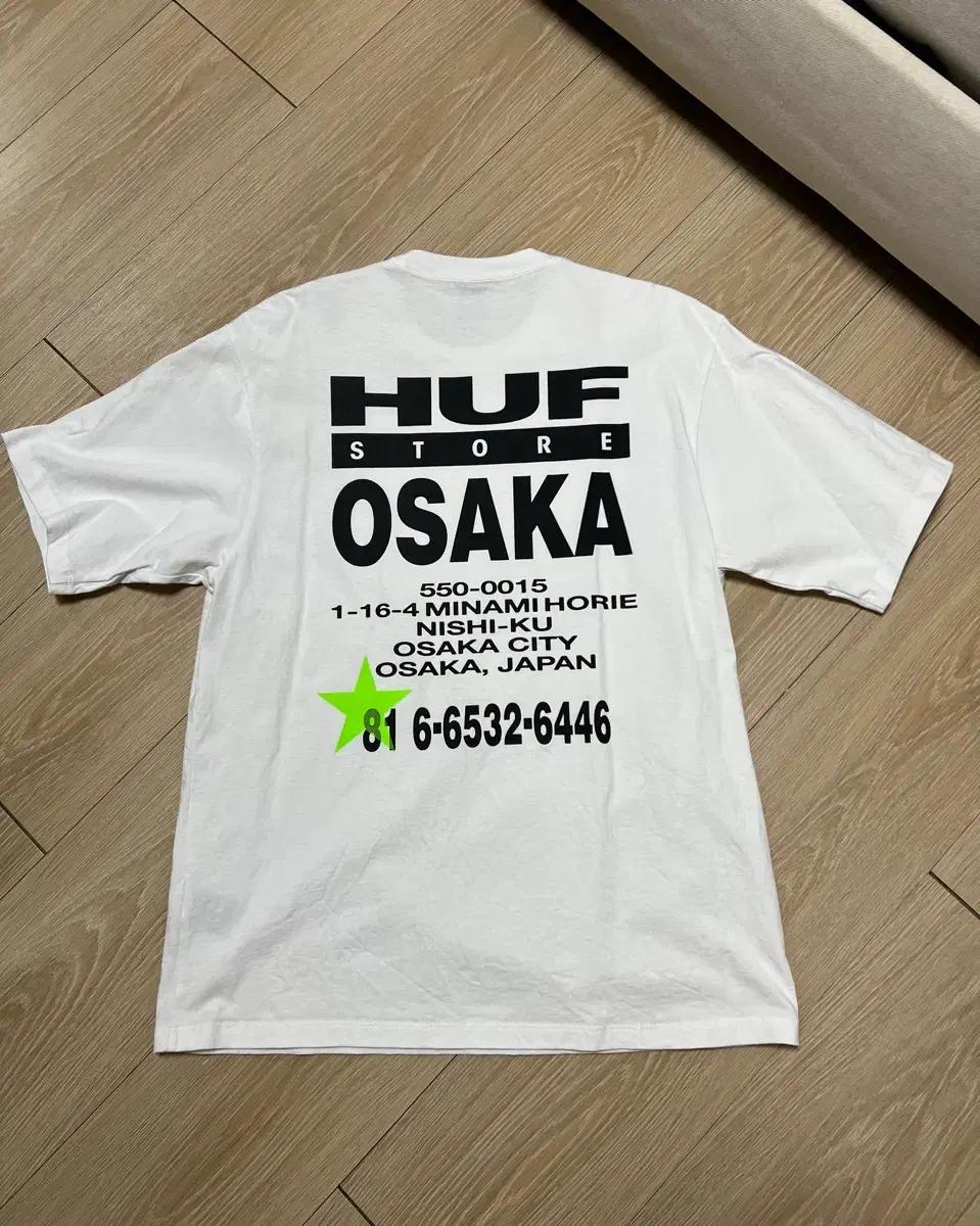 허프 Huf Only Osaka T-shirt 오사카 한정 반팔(M)