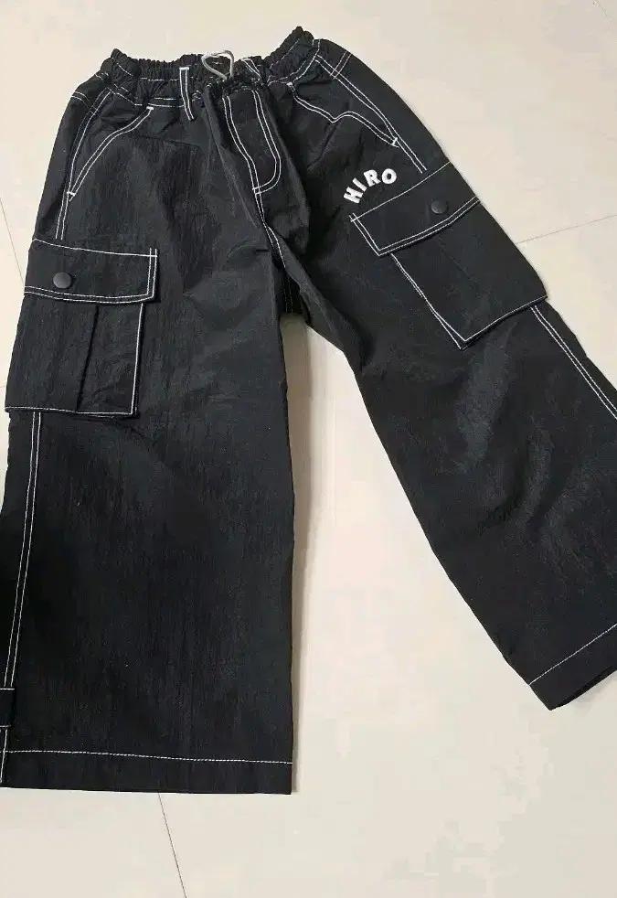 히로 스티치 포켓 화섬팬츠 110