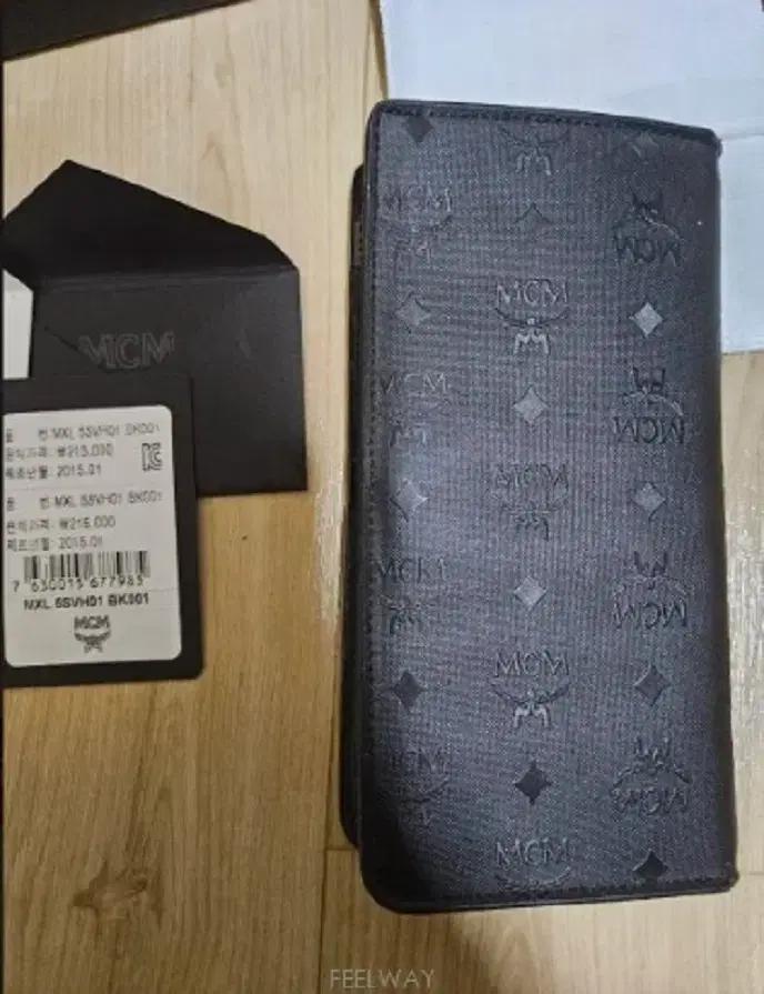 명품 MCM(정품)블랙비세토스라인 멋진남성 최고가 장지갑(부속물 보유