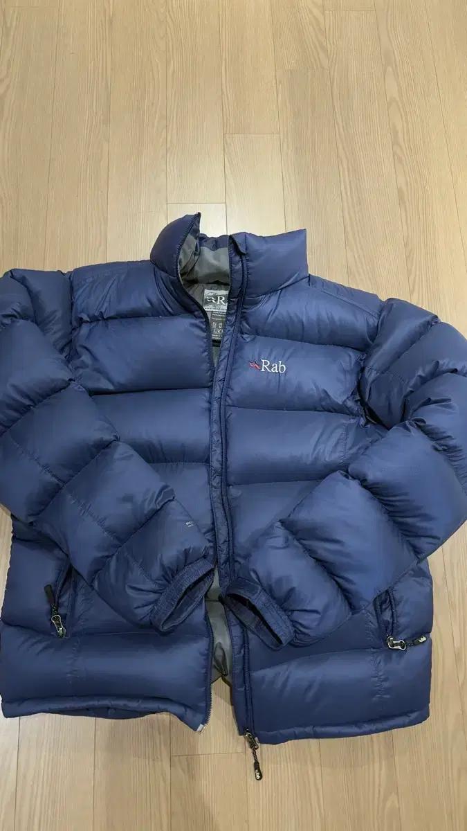 Rab ARETE 랩 아레트 숏패딩 UK M 네이비