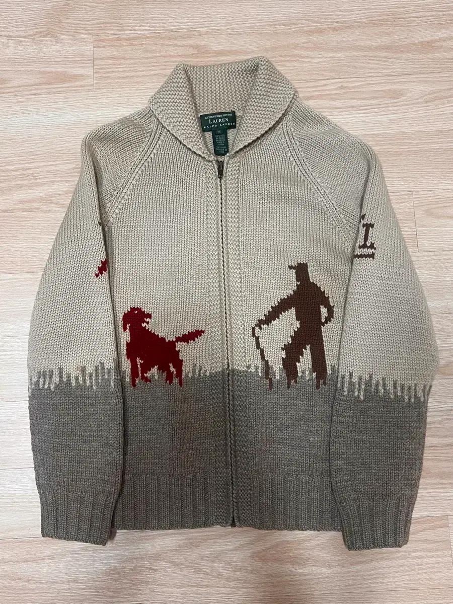 최종) 90s 폴로 랄프로렌 EXCLUSIVE HAND KNIT 가디건