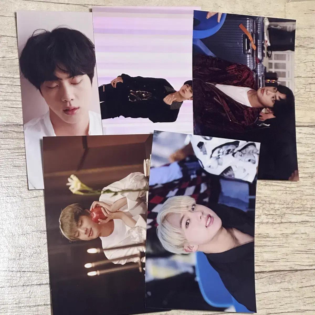 방탄소년단 bts 오늘 전시회 인화사진 진 일괄