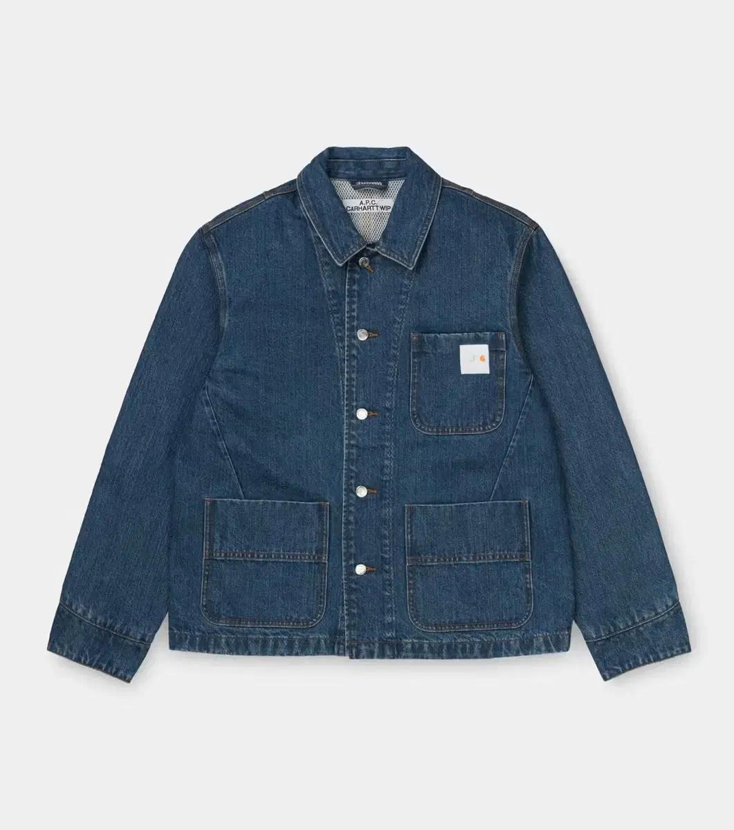 (중고 2XL) Carhartt wip X A.P.C 토크 데님 자켓