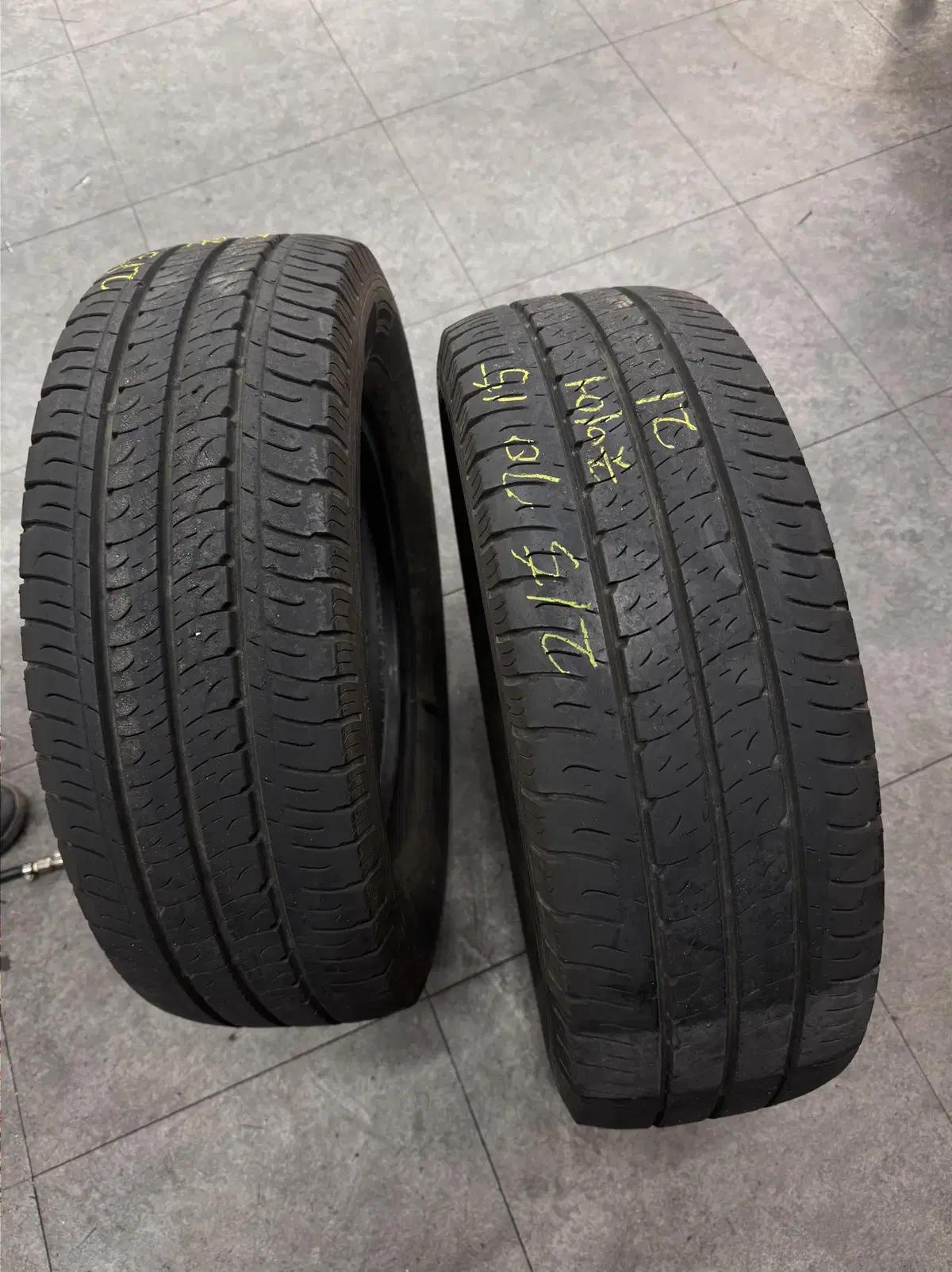 일산 무료장착) 2157015 / 500R12 포터 중고 타이어 한대