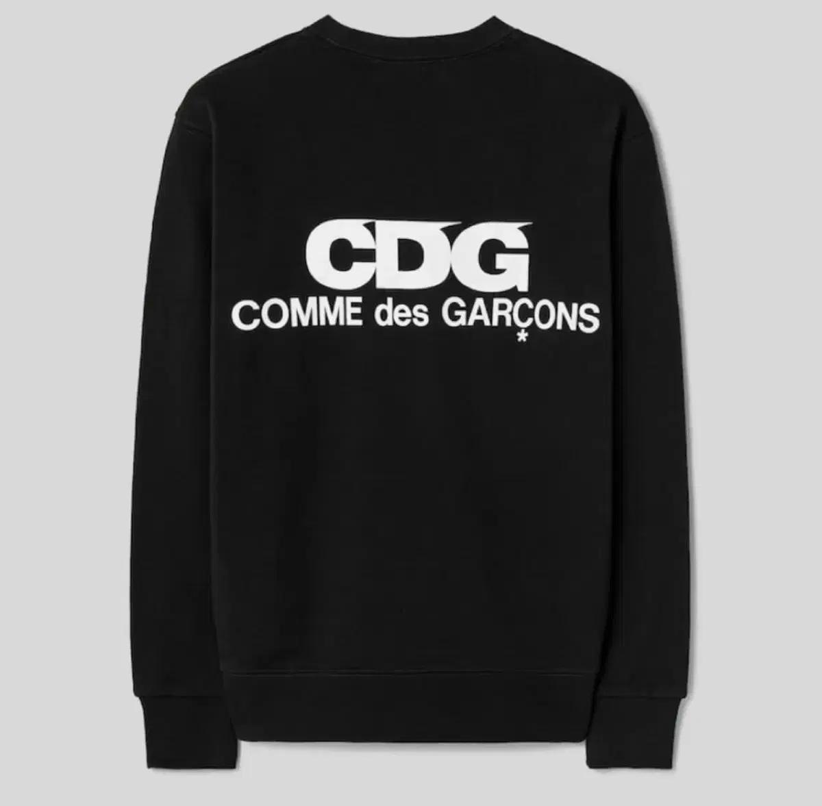 새상품) 꼼데가르송 CDG 블랙 맨투맨