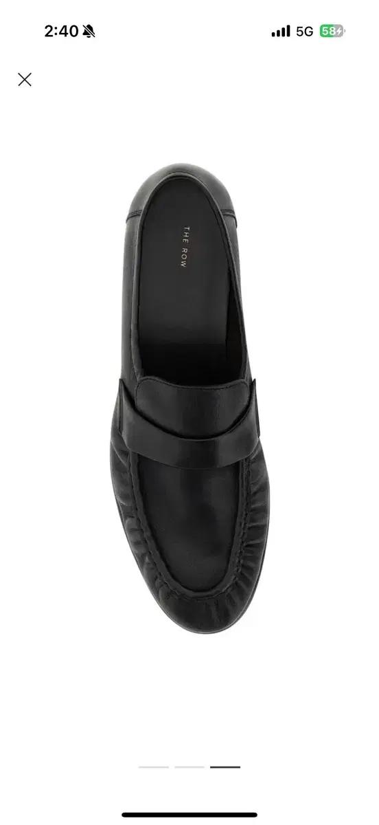 the row soft leather loafer