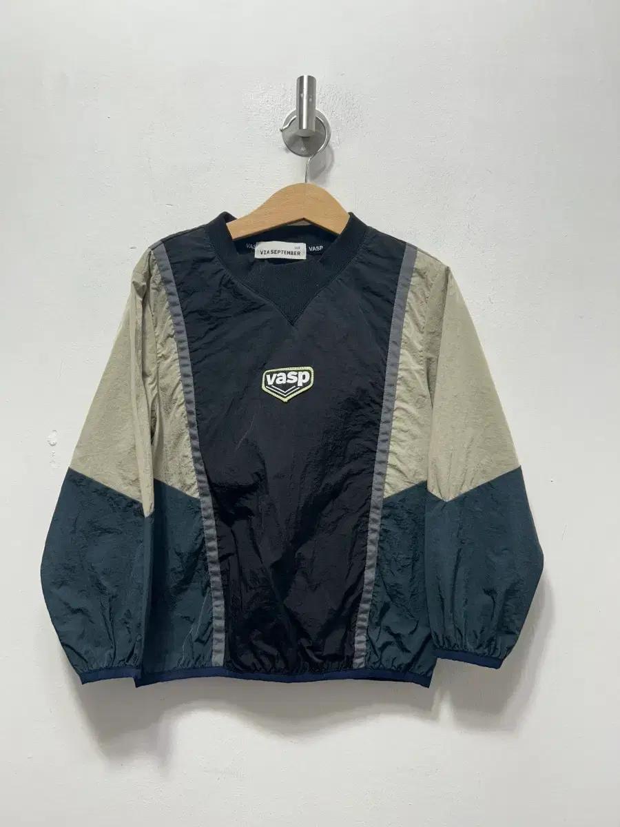 VASP 컬러블록 바람막이 풀오버 110 키즈