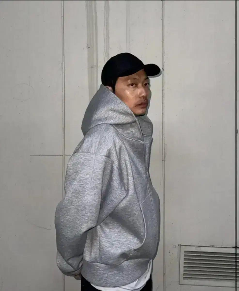 렉토 재패니즈 후드집업 그레이