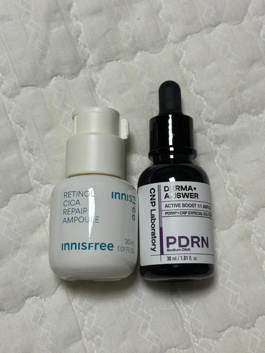 반택포 차앤박 cnp 더마+PDRN 앰플 & 이니스프리 레티놀