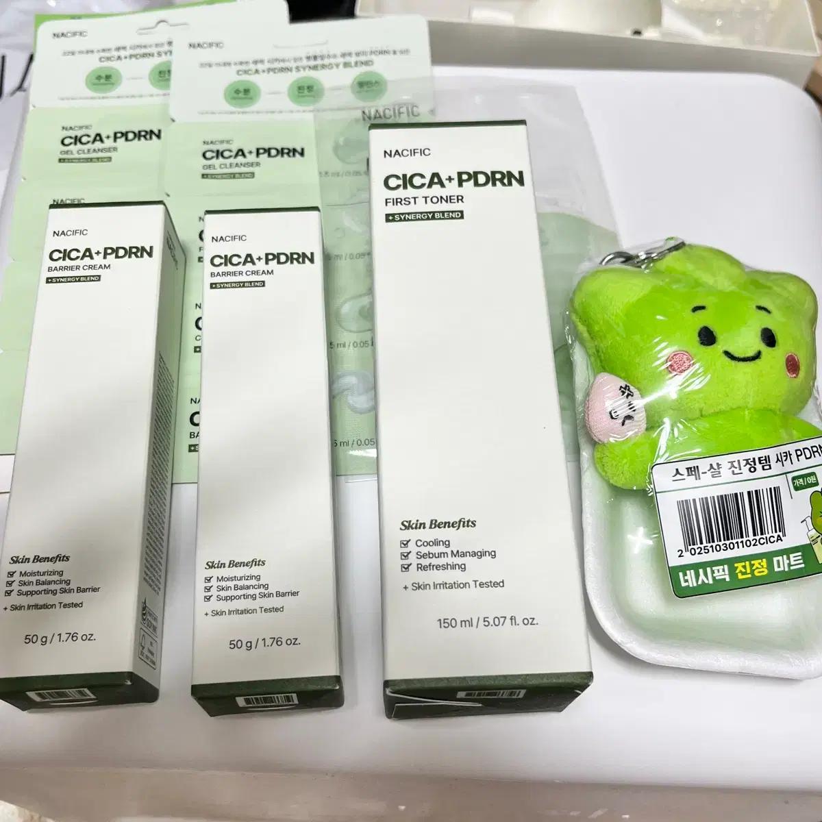 일괄) 네시픽 시카 PDRN 퍼스트 토너 베리어 크림 새제품