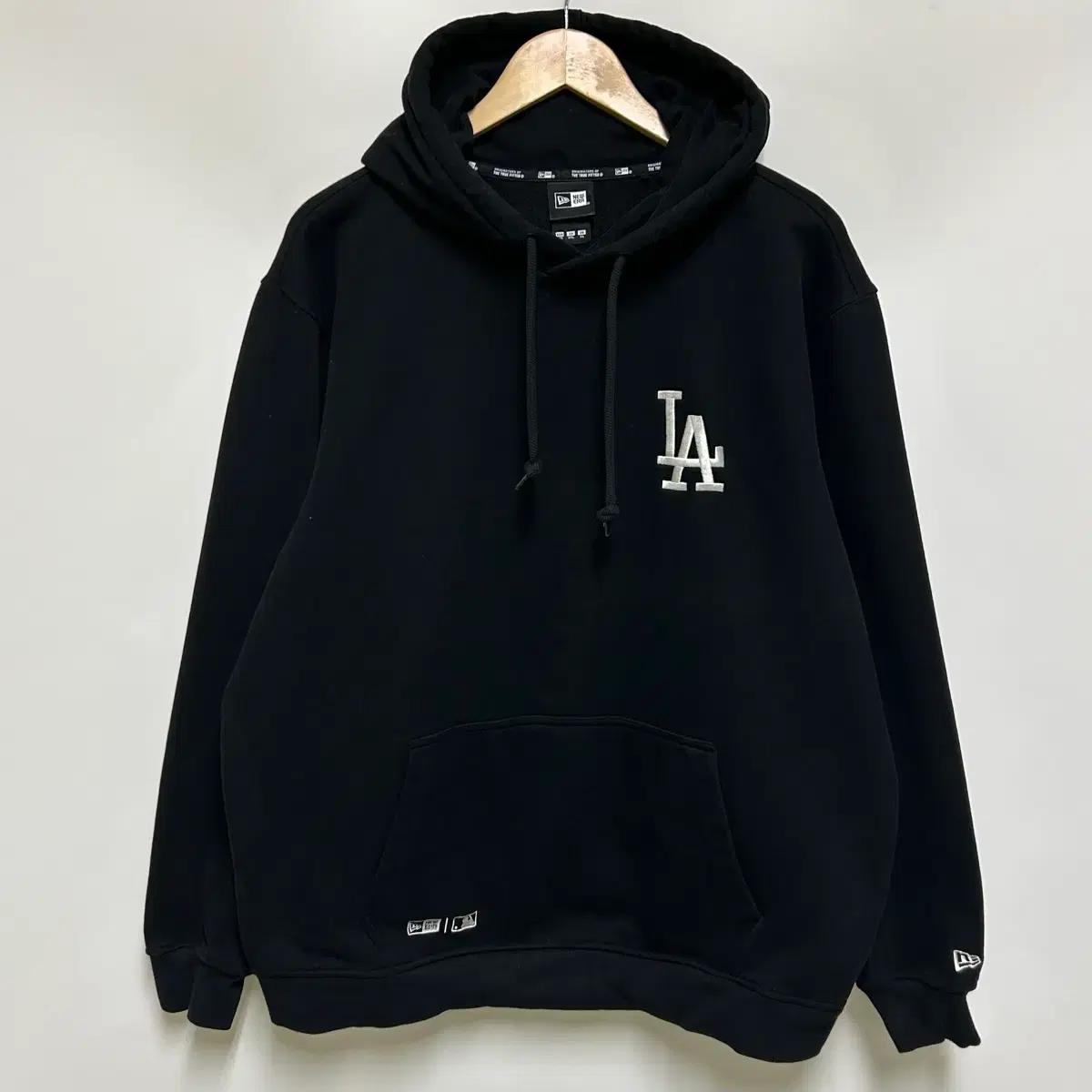 [남자-110]뉴에라 MLB LA다저스 히스토리 스크립트 후드티