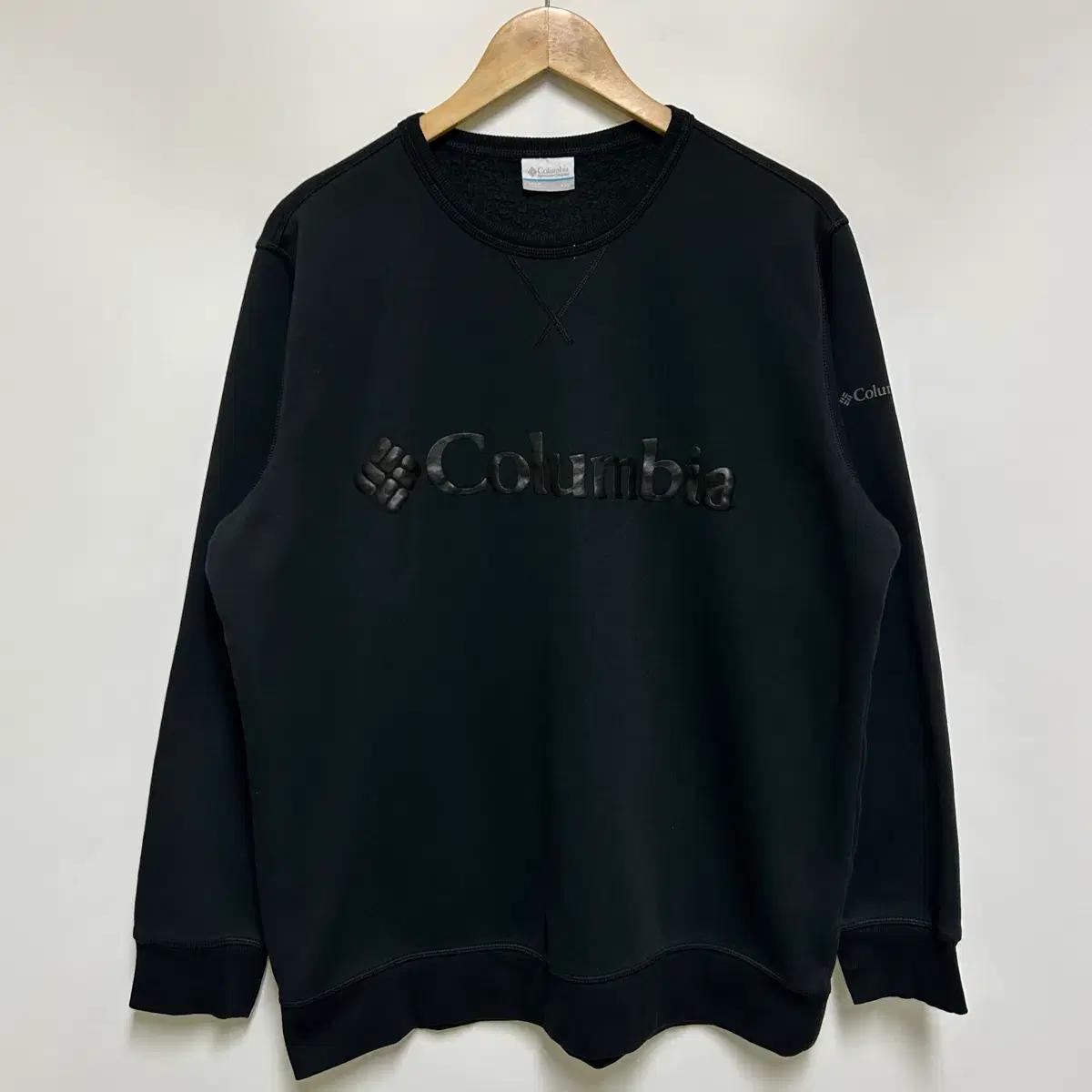 [남자-110]Columbia 컬럼비아 로고 플리스 크루넥 맨투맨