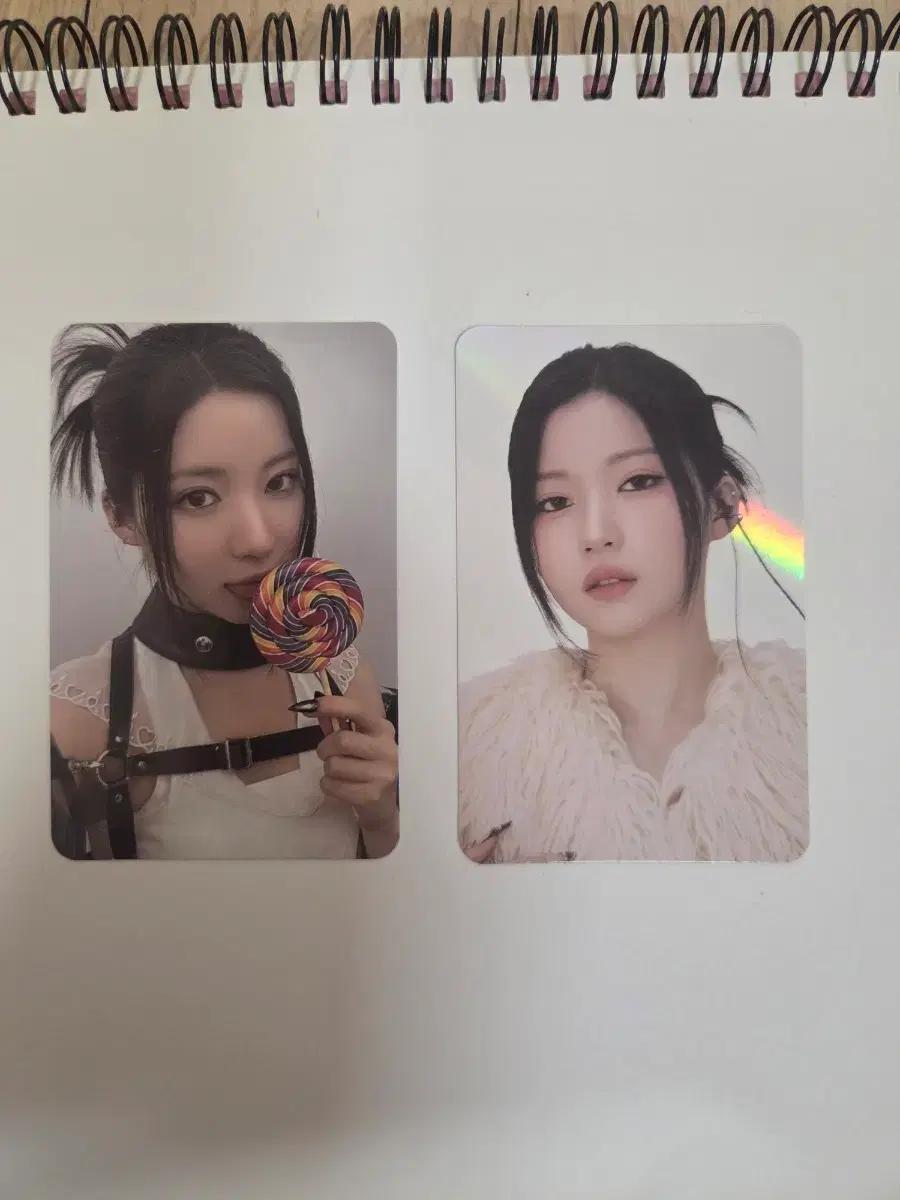 베이비몬스터 아사 포토카드 2종 일괄