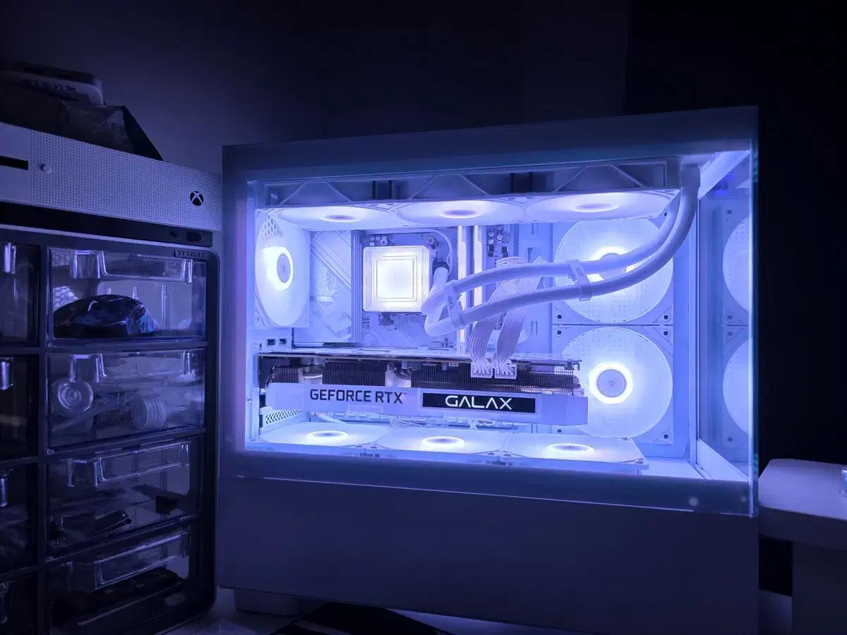 9800X3D 3080 화이트 셋업
