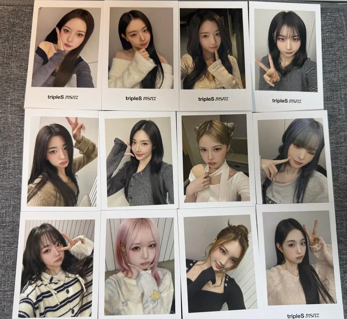 트리플에스 260102 마이스타굿즈 대면 팬사인회 미공포 세트