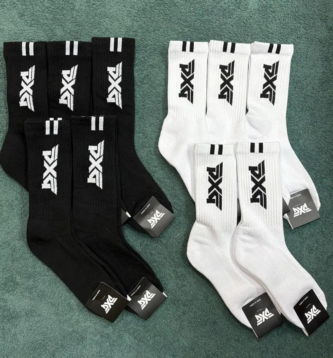 PXG 이중쿠션 장목 골프양말