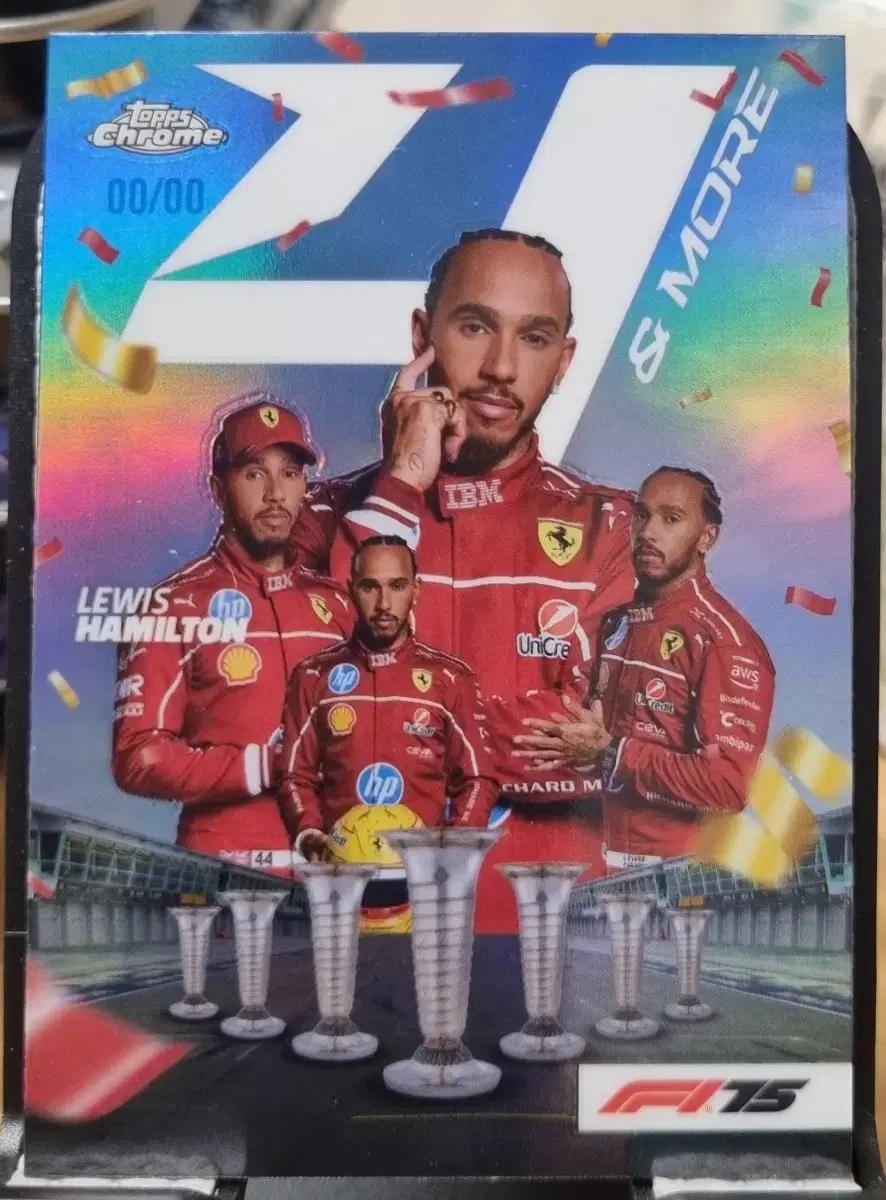 2025 F1 탑스 크롬 루이스 해밀턴 인서트 카드