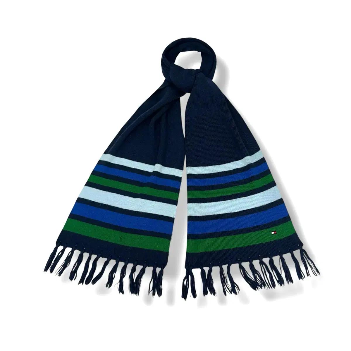 Tommy Hilfiger 타미힐피거 스트라이프 머플러
