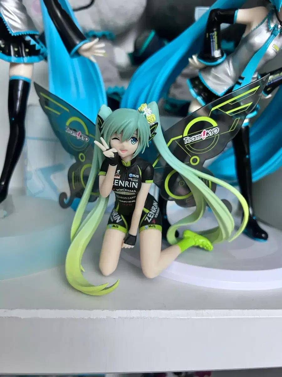 보컬로이드 하츠네미쿠 미쿠 레이싱 team ukyo 미소녀 피규어