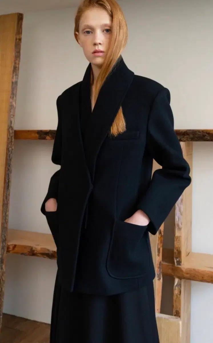 le17septembre muffler coat (black)