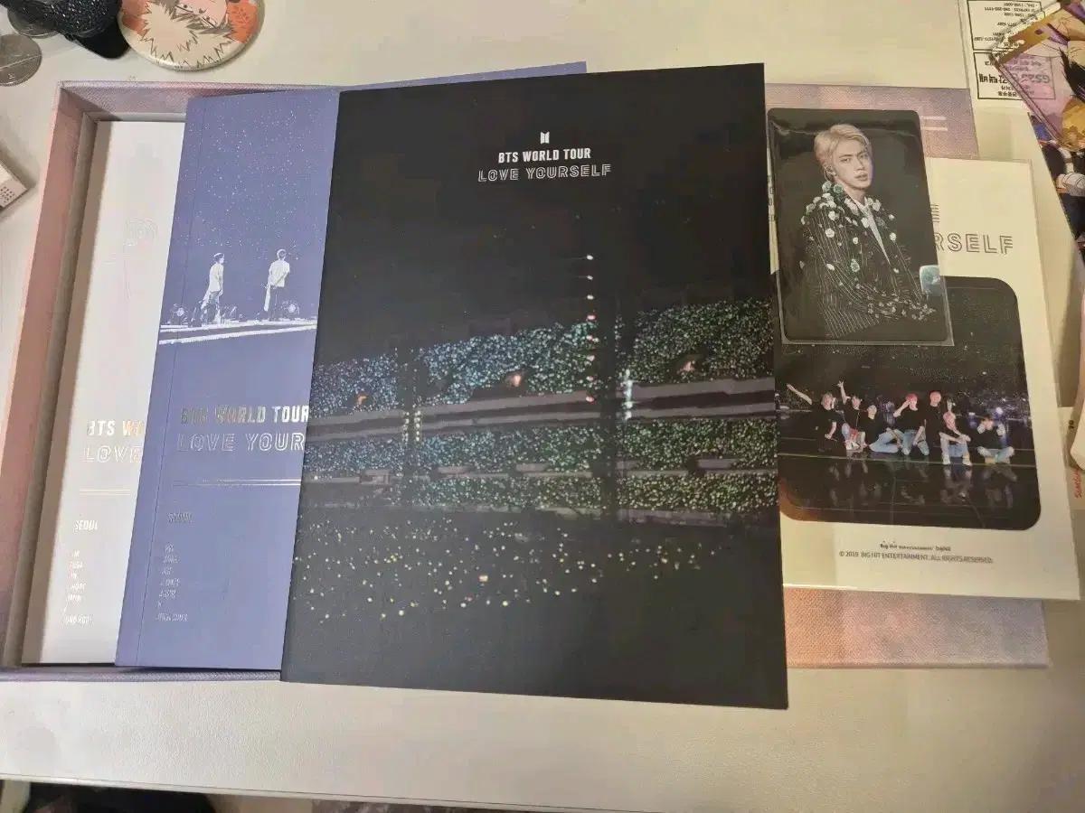방탄럽셀콘서울 포카 진/포스터 뷔 dvd 풀셋