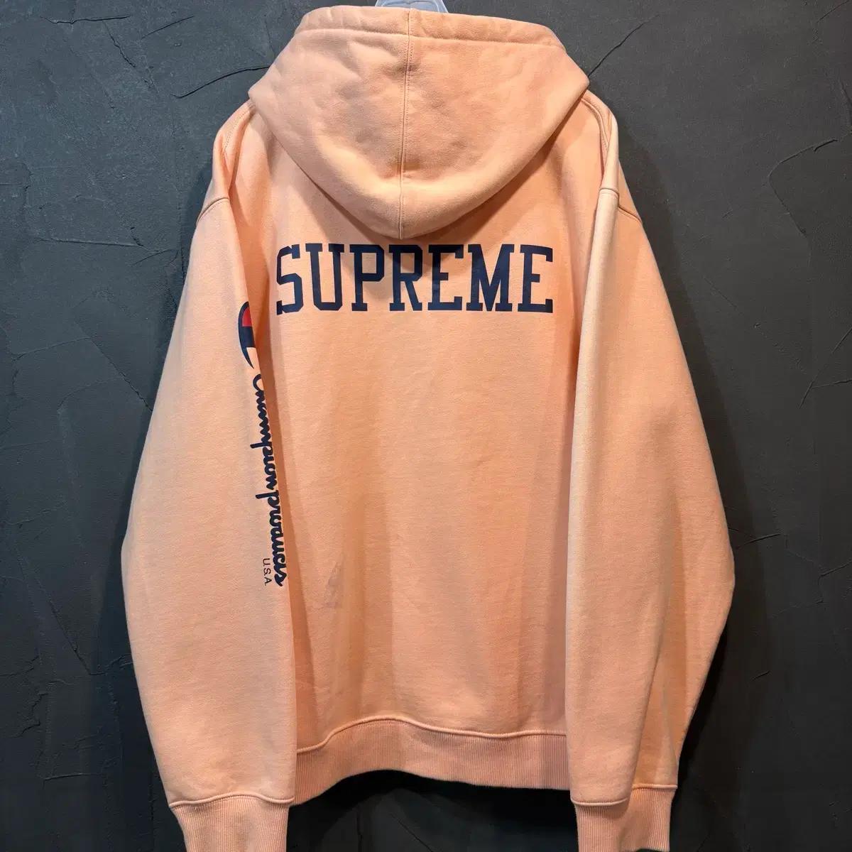 [XL] SUPREME X CHAMPION 슈프림 챔피온 후드