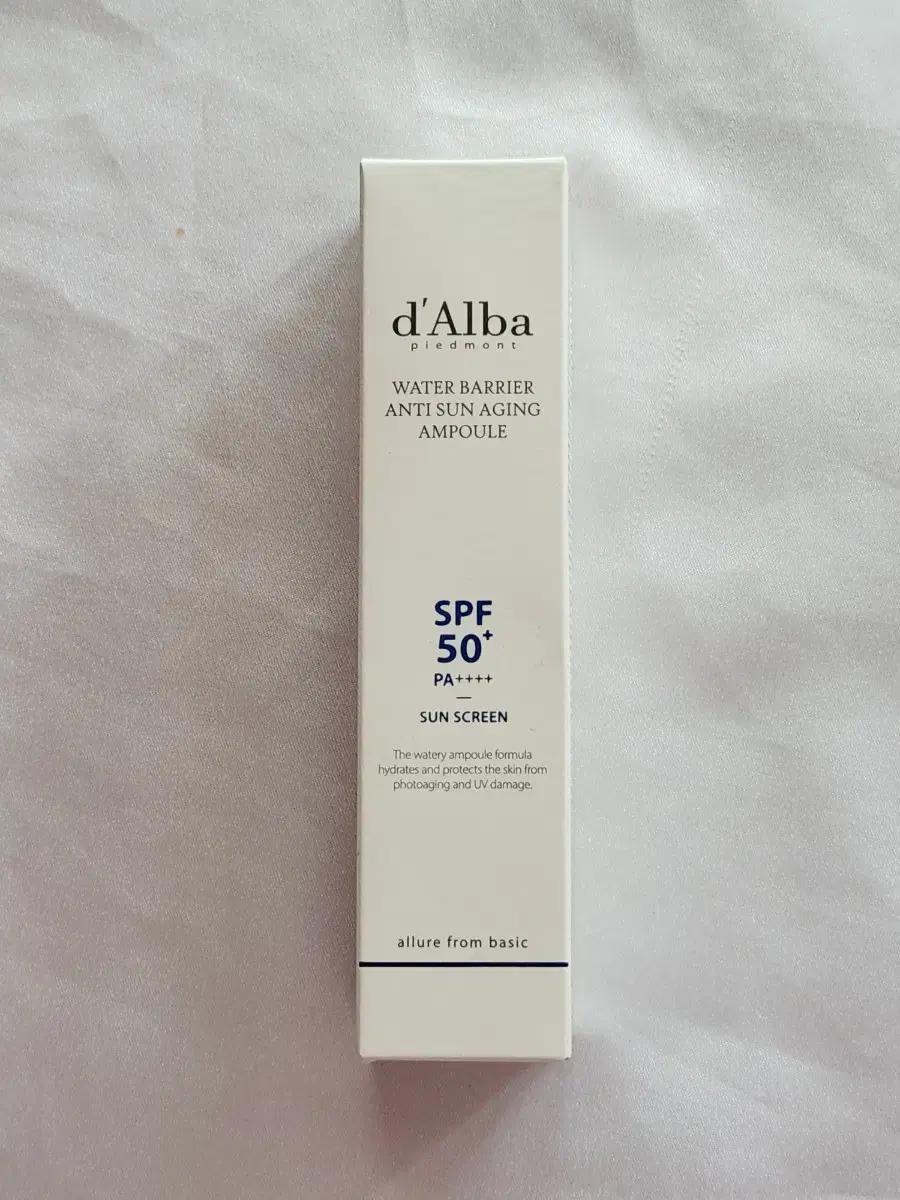 새상품 달바 워터 베리어 선크림 앰플 SPF50+