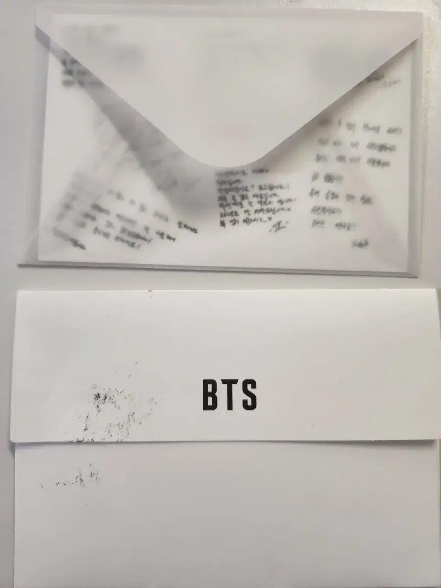 BTS AMRY 아미 골드 멤버십 손편지